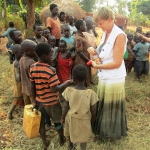 Marcia Baugh in Uganda