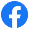 Facebook logo in blue